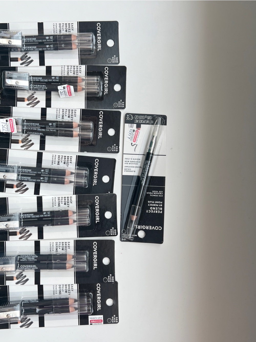 COVERGIRL Easy Breezy Brow Fill + Define Pencil - Black (Multiple Packs)